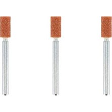 Ertürk Store 8153 Alüminyum Oksit Taşlama Taşı, En Küçük Çaplı, Silindirik Biçimli, 4,8 Mm, 3'lü