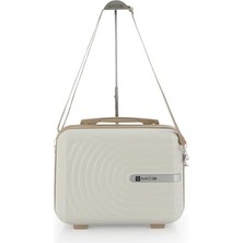 Ertürk Store V374 Abs Makyaj Çantası, Kemik Şampanya