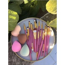 Ertürk Store 2'li Set: Professional 20'li Fırça Seti ve 4'lü Sünger Seti