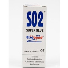 Ertürk Store S02 Hızlı 20 G Elsabond Süper Yapıştırıcı Güçlü Siyanoakrilat Japon Yapıştırıcısı Çok Amaçlı Anında Sabitleme