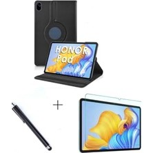 Ertürk Store Huawei Honor Pad X9 11.5 Inç Için Siyah, Ekran Koruyuculu ve Kalemli Döner Standlı Kılıf