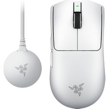Ertürk Store Viper V4 Pro Kablosuz Simetrik E-Spor Oyun Faresi, Ultra Hafif 50 G, Hyperspeed Gen-2,8 Khz'e Kadar Yoklama Hızı, Focus Pro 50K Sensör, Optik Kaydırma Tekerleği, Pc/mac, Beyaz