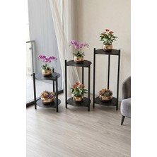 Ertürk Store Boy Metal Tepsili Çiçeklik 3 1494 Uzun Saksı