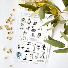 Ertürk Store Tırnak Tasarımı Için Stiker Arti 195