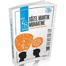 TeknoKapsül Lodos Yayınları 7. ve 8. Sınıf Sözel Mantık Muhakeme Soru Bankası