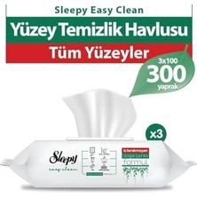 Ertürk Store Easy Clean Beyaz Sabun Yüzey Temizlik Havlusu 300'LÜ
