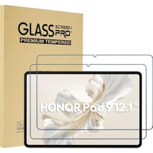 Ertürk Store Honor Pad 9 Temperli Cam Ekran Koruyucu, 9h Sertlik, Ultra Şeffaf ve Ince Tasarım, Darbe ve Çizilmelere Karşı Koruma
