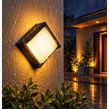 Econa ECN-21333 6W Dış Mekan LED Aplik 3000K IP44 Siyah