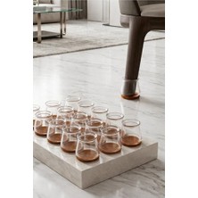 Ertürk Store Silent Şeffaf Silikon Keçe Tabanlı Sandalye Ayak Koruyucu; 38-50 mm Dairesel Ayaklar Için, 3.8 cm Taban Genişliği, 3.5 cm Yükseklik, 8 Adet