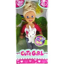 Ertürk Store Tavşan Figürlü Sarışın Mini Bebek