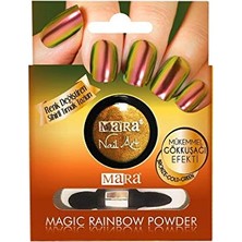 Ertürk Store Rainbow Magic Mirror Powder Bronz Gold Green