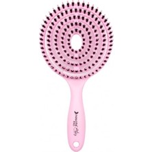 Ertürk Store Pro Üç Boyutlu Oval Saç Fırçası, Pembe