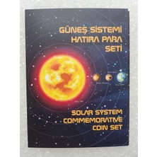 Ertürk Store 2022 Güneş Sistemi Gezegenler Hatıra Alüminyum Para Seti, 1 Kuruş