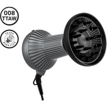 Difüzör Başlıklı Saç Kurutma Makinesi, 800W Güç ve Bukle Belirginleştirici
