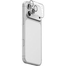 Ertürk Store iPhone 17 Pro Max ile Uyumlu Magma Serisi Mat Kamera Lens Koruyucu (Gri)