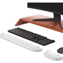 Tr Klasse Gaming Klavye ve Mouse Bilek Destek Seti, Ergopad, Kaymaz Tabanlı, Nefes Alan Kumaş, Ağ