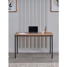 125X65 cm Modern Çalışma Masası, Şık Lava ve Atlantik Çam Renk