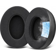 Ertürk Store Steelseries Arctis 1/3/5/7/7+/7p/7pplus/7x/7x+/9/9x/pro/prime ile Uyumlu Soğutucu Jel Kulaklık Pedi - Ipeksi Serin Kumaş ve Hafızalı Köpük (Memory Foam) Kulaklık Süngeri (Soğutucu Jel - Kumaş)