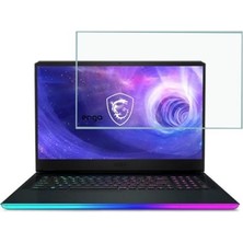 Ertürk Store Msi Raider GE76 17.3 Inç ile Uyumlu Notebook Ekran Koruyucu 9h Temperli Kırılmaz Esnek Nano Cam, Çizilmeye ve Darbeye Dayanıklı, Hd Şeffaf