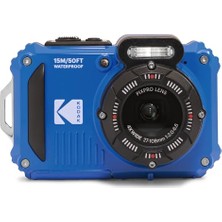 Ertürk Store Pıxpro Wpz2 15M Su Geçirmez Fotoğraf Makinesi; 16MP, 4x Optik Zoom, 1080P Full Hd Video (Mavi)