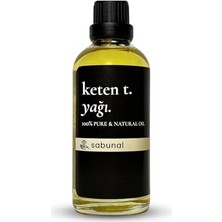 Ertürk Store Keten Tohumu Yağı 100 ml - Cilt Nemlendirici ve Sebum Dengeleyici