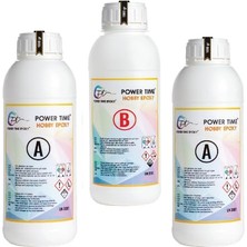 Tr 3 kg Hobi Epoxy Smart/ultra Şeffaf ve Parlak Epoksi Reçine Ince Döküm