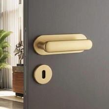 Elovias System Sinus Rozetli Gold Branche Renk Kapı Kolu (HA227RO32 GB)