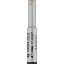 Ertürk Store 1x Döner Matkaplar Için Pro Ceramic Dry Matkap Ucu, Professional Aksesuar Döner Matkap/vidalamalar), Silindirik Şaft (Döşemeler, Sert Fayanslar, Ø 10 mm