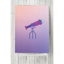 Ertürk Store PSTER2973 Uzay Temalı Çocuk Odası Poster 3 60X90 cm