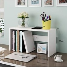 Ertürk Store Mini Kitap Rafı Masa Düzenleyici Organizer Çalışma Masası ve Mutfak Tezgahı Düzenleyicisi