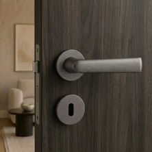 Elovias System Ariel Kapı Kolu Fırçalı Füme Renk (HA231RO12 ELX1)