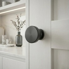 Elovias System Mobilya Kulbu Füme Renk 26mm Düğme Kulp (SY1910 0026 BBN)