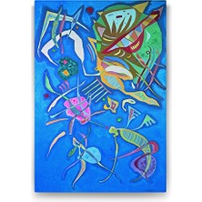 Ertürk Store Wassily Kandinsky Silent Harmony Tablosu 100X140 cm
