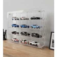 Şeffaf Model Araba Sergileme Standı, Hot Wheels Temalı