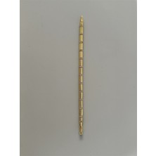 Kuyumcu Model Zirkon Taş Detaylı Çelik Bileklik 14 Ayar Altın Renk 18 cm + 1.5 cm