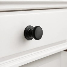 Elovias System Mobilya Kulbu Siyah Renk 32mm Düğme Kulp (SY1959 0032 AL6)