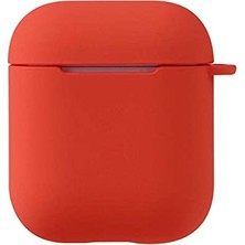 Ertürk Store 11566 Airpods Uyumlu Airbag 11 Silikon Kılıf, Turuncu