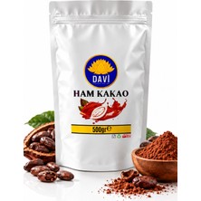 Davi Corporation Inc. Ham Kakao Tozu 500 gr – Katkısız Doğal Kakao Tozu – Raw Cacao Powder