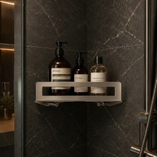 Elovias System Banyo Duş Raf Sistemi Füme Renk 21 cm (BA3008 043 BBN)