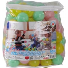 Efnaz Style ER-6100 Soft Renk Havuz Topları Pvc Çantalı