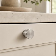 Elovias Sese 9131 Modeli Inox/Nikel Saten Düğme Kulp (Ö9131-D-53)