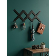 Eyzo Home Yzo Home Zikzak Metal Duvar Askılığı - Modern Dekoratif Çoklu Portmanto, Antre, Koridor ve Ofis Askısı