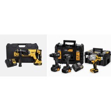 Dewalt DCH263P1 Kırıcı-Delici + Dewalt DCK2222MP2T + Dewalt DCF964NT Şarjlı Somun Sıkma