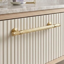 Elovias System Mobilya Kulbu Gold Branche Renk 192MM Kulp (SY8998 0192 Gb-Gb)
