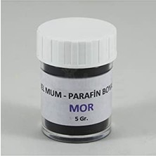Ertürk Store Jel Mum ve Parafin Toz Boyası, 5 G, Mor Renk