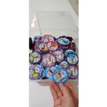 Ertürk Store Sporcu Koleksiyon Jetonları; Futbolcu Takas Diskleri, Renkli Plastik Oyun Parçaları, Renkli Futbolcu Taso Balyoz Taso 50 Adet
