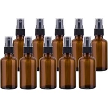 Ertürk Store Kapak; Amber Camsprey Şişesi-Siyah, Cam Fısfıs Şişe-30 Ml- Aromaterapi Kolonya ŞIŞESI-10ADET