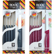 Rooc Alman Model Meyve Bıçak Set 6 Lı Slr-06