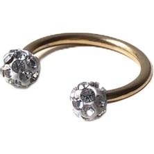 Ertürk Store Gold Taşlı Top Piercing