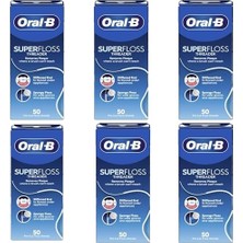 Ertürk Store Super Floss 50's Pre-Cut (6'lı Paket) (Diş Ipi)